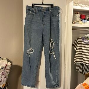 Madewell Baggy Straight Jeans